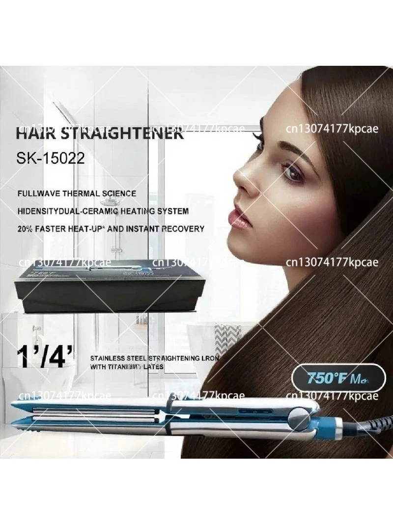 Ceramic Hair Straightener Flat Iron - Professional Salon Grade Straightening Tool - Anti-Frizz Hair Styler for