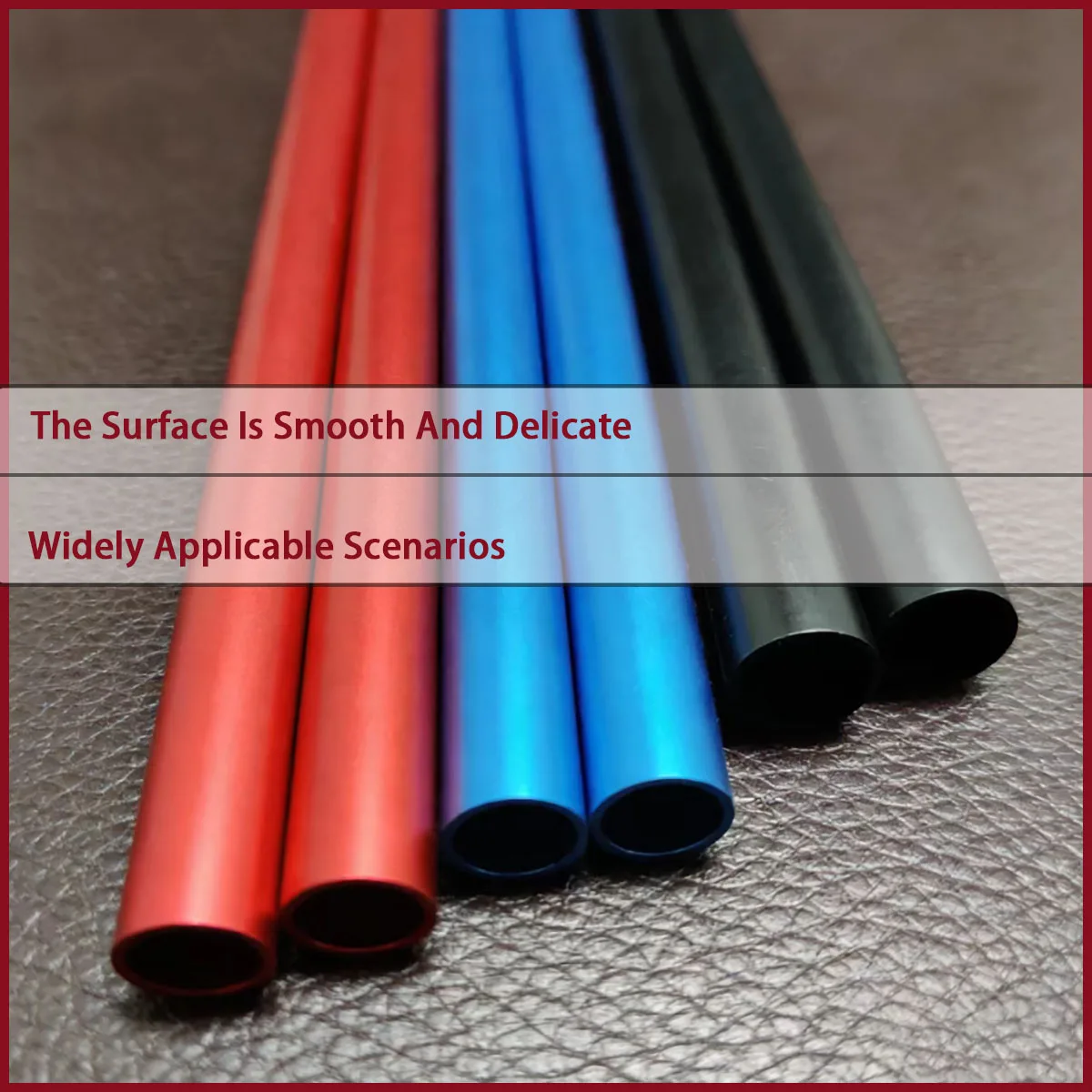 Color Anodized Aluminum Alloy Tube with an Outer Diameter of 5-20mm Is Used for Building Decoration, Outdoor Facilities, Etc