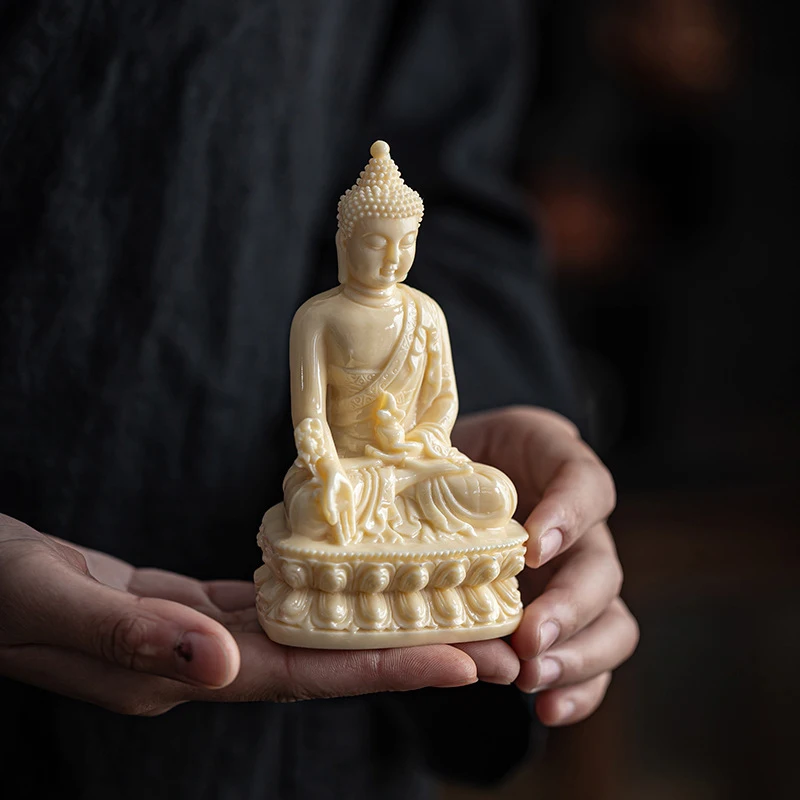 Cross-Border Wholesale Creative Guanyin, Void Hidden Bodhisattva, Medicine Buddha Statue, Zen-Inspired Desktop Ornament For Stud