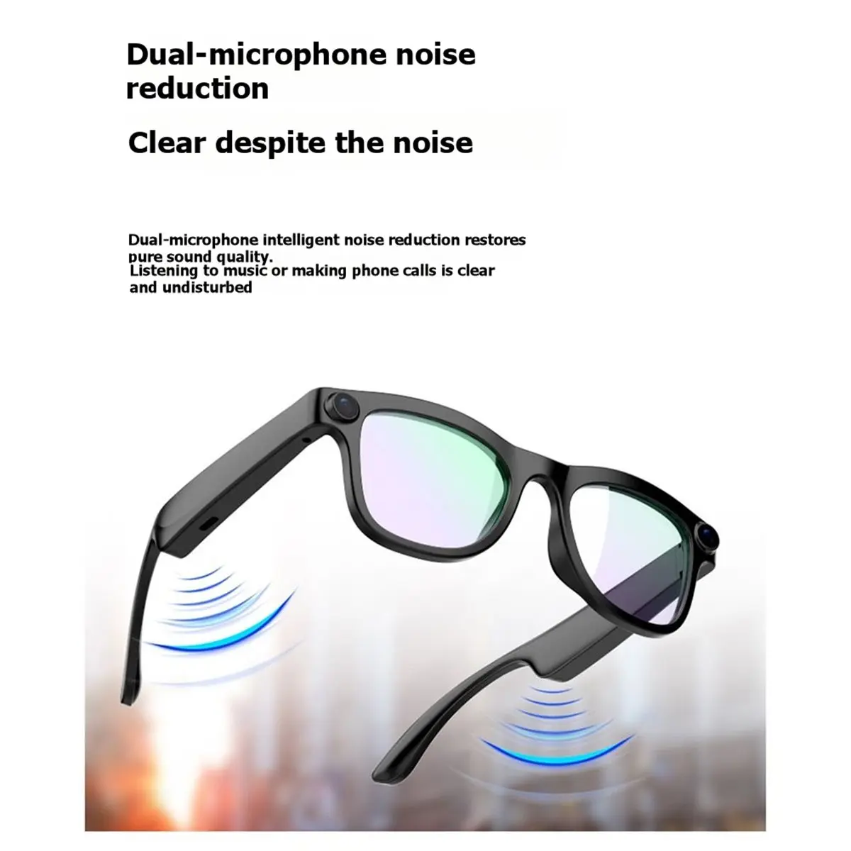 Big Discount 2026 Intelligent AI Glasses HD Camera Video Recording Voice Call Translation Smart Glasses Sunscreen Sunglasses 2MP