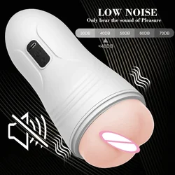 Masturbador masculino automático, vibrador de Vagina, pene, máquina de sexo Oral, juguete sexual, suministros para adultos