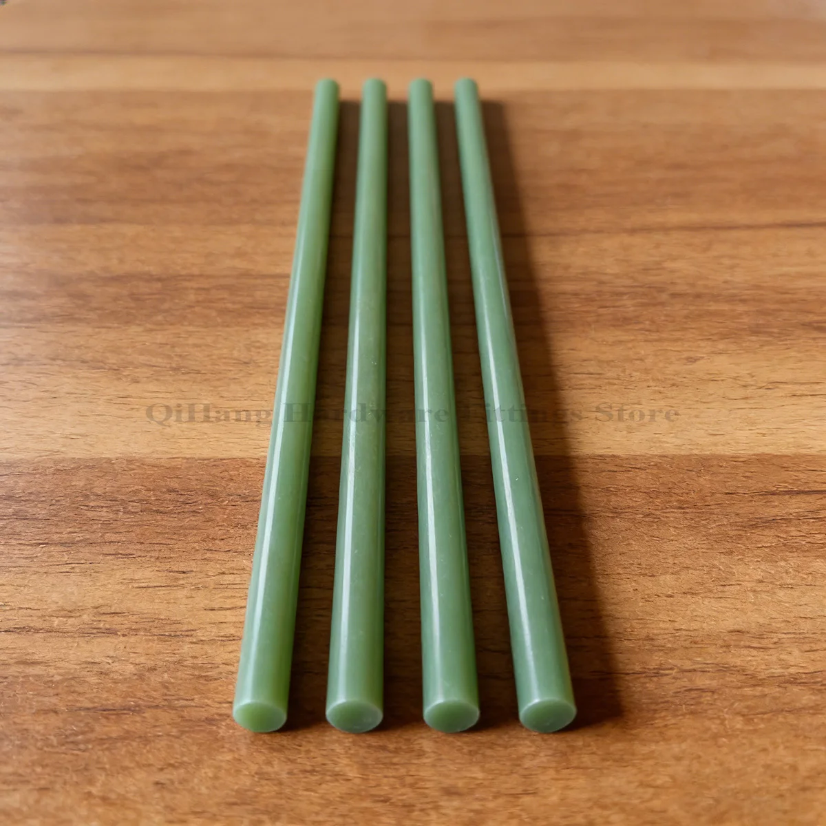 FR4 Water Green Epoxy Rod L500mm, Glass Fiber Resin Insulation Stick, High Temperature Resistance & High Strength Insulating Bar