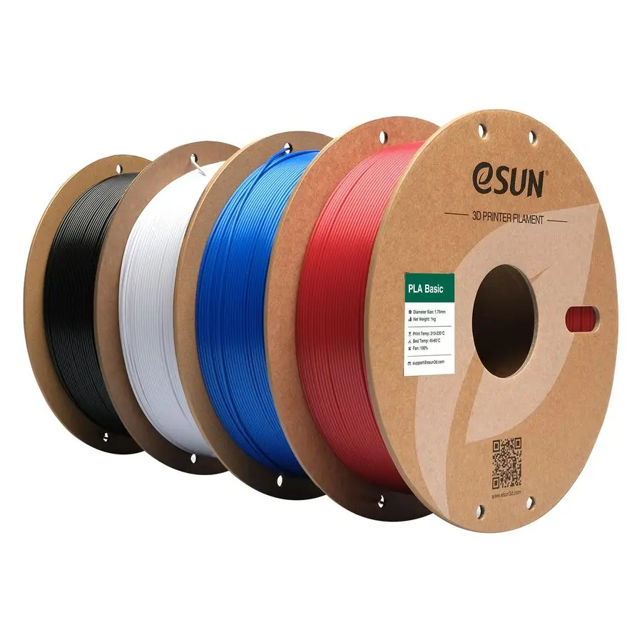 

Базовая нить PLA 1,75 мм, высокоскоростная нить для 3D-принтера PLA для быстрой печати, катушка 1 кг, 4 катушки нити для 3D-принтера, Fire E