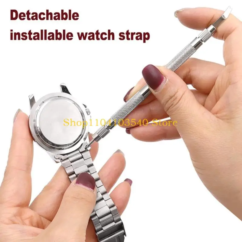 02DC Relógio Tool Spring Pine Needle Bar pose arquivada Pin Barrette Repare Watch Strap