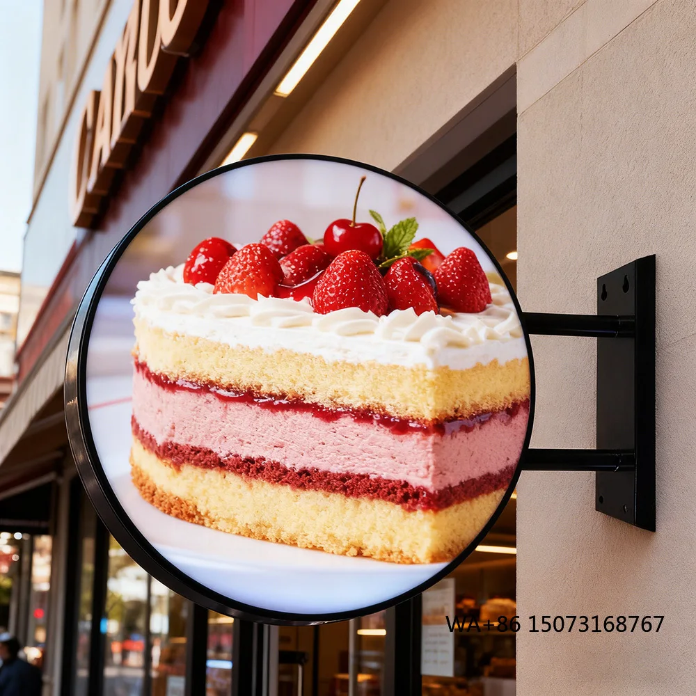 

Yunwen Led Circular Screen logo Sign Screen P2 Single Double Sided Indoor Full Color Display Color Led Advertising Screen