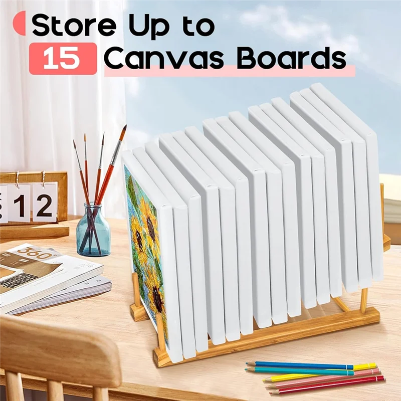

Professional Small Art Drying Rack, Art Storage Rack,5 Layers Paint Display Rack Storage Stand For Canvas Boards, For Painting C