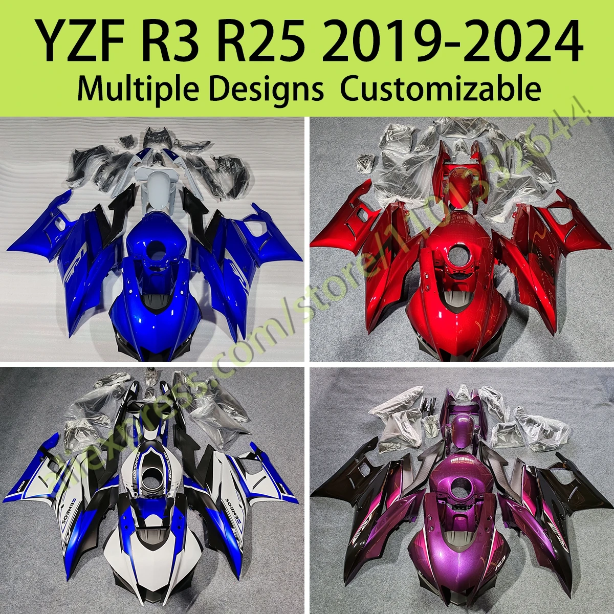 New Style Fairing Kit for Yamaha YZFR3 R25 2019 2020 2021 2022 2023 2024 Carbon Fibre Motorcycle Fairings YZFR25 R3 19-24