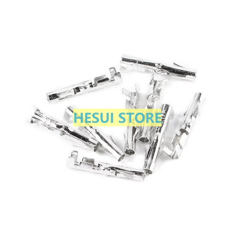 20 PCS Four P/ female terminal connector rubber shell 5.08mm spacing connector cord end terminal spring