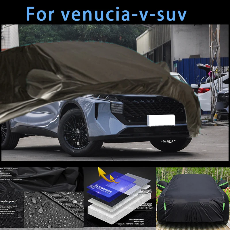 

For venucia-v-suv Outdoor Protection Full Car Covers Snow Cover Sunshade Waterproof Dustproof Exterior Car accessories