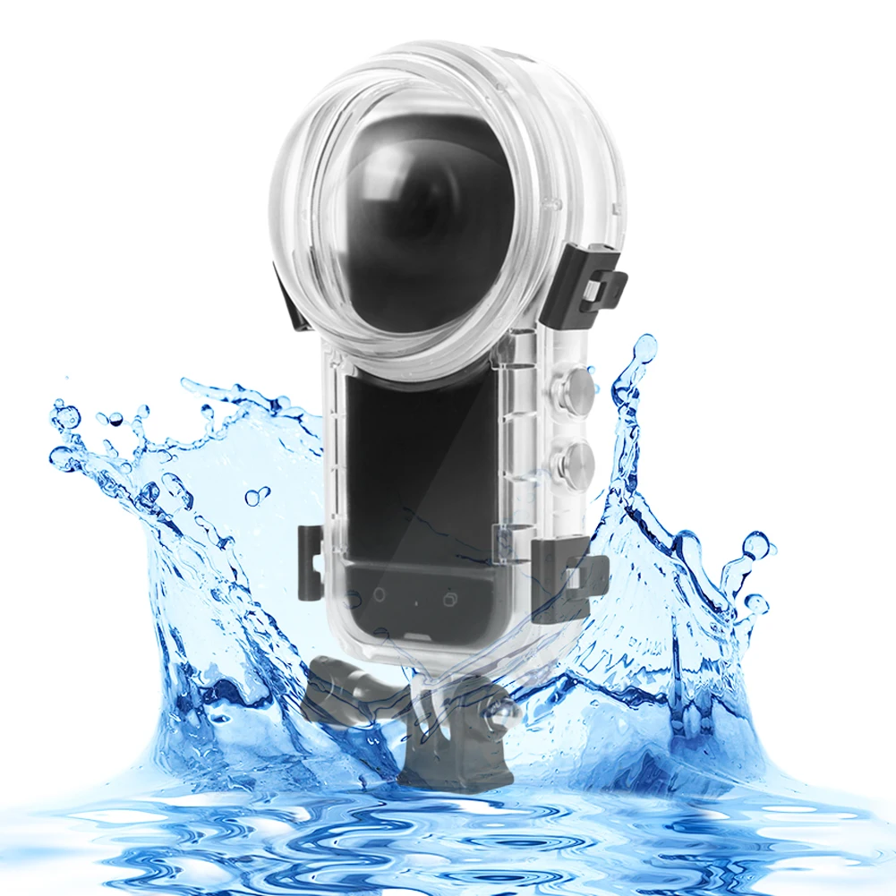 

Dive Case for Insta360 X4 Waterproof Housing Cover Underwater Protective Shell Camera Protective PC Sealed Case for Insta360 X4