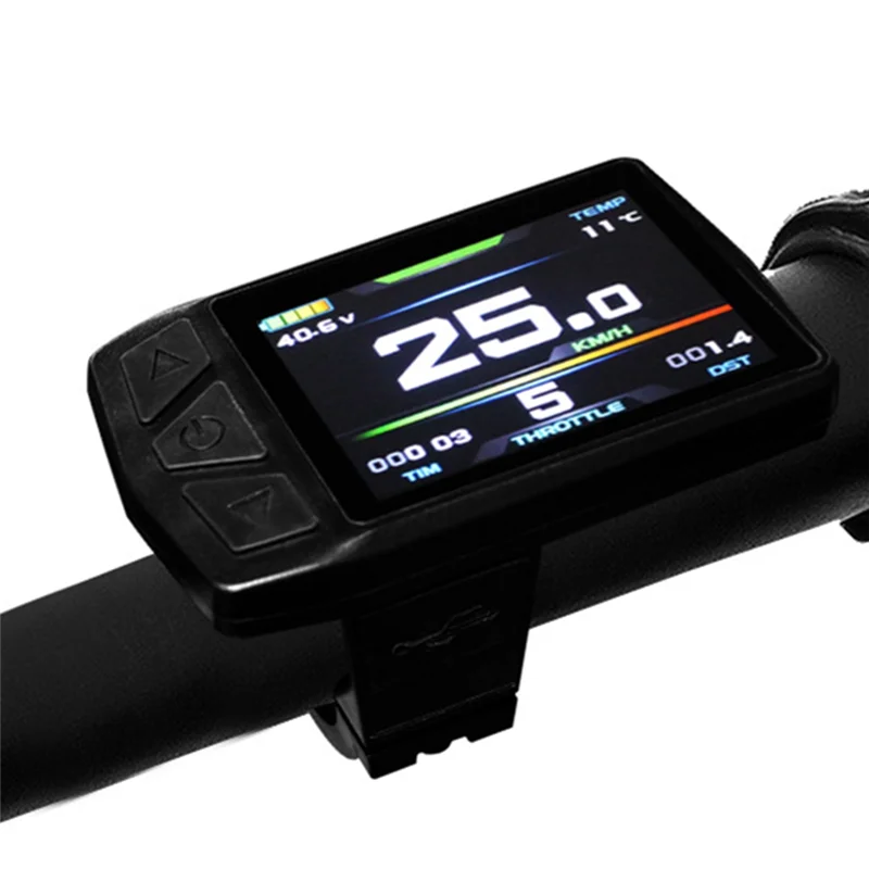 

NEW-Electric Bicycle Meter Bicycle Color Screen LCD Instrument For KT TF01U For Bicycles And Electric Bicycles