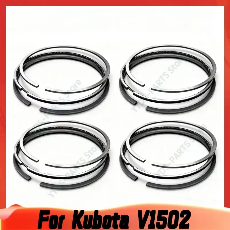 V1502 Piston Rings For Kubota 76*2.5HK+2+5mm Overhaul Rebuild Kit Engine Parts 76mm STD