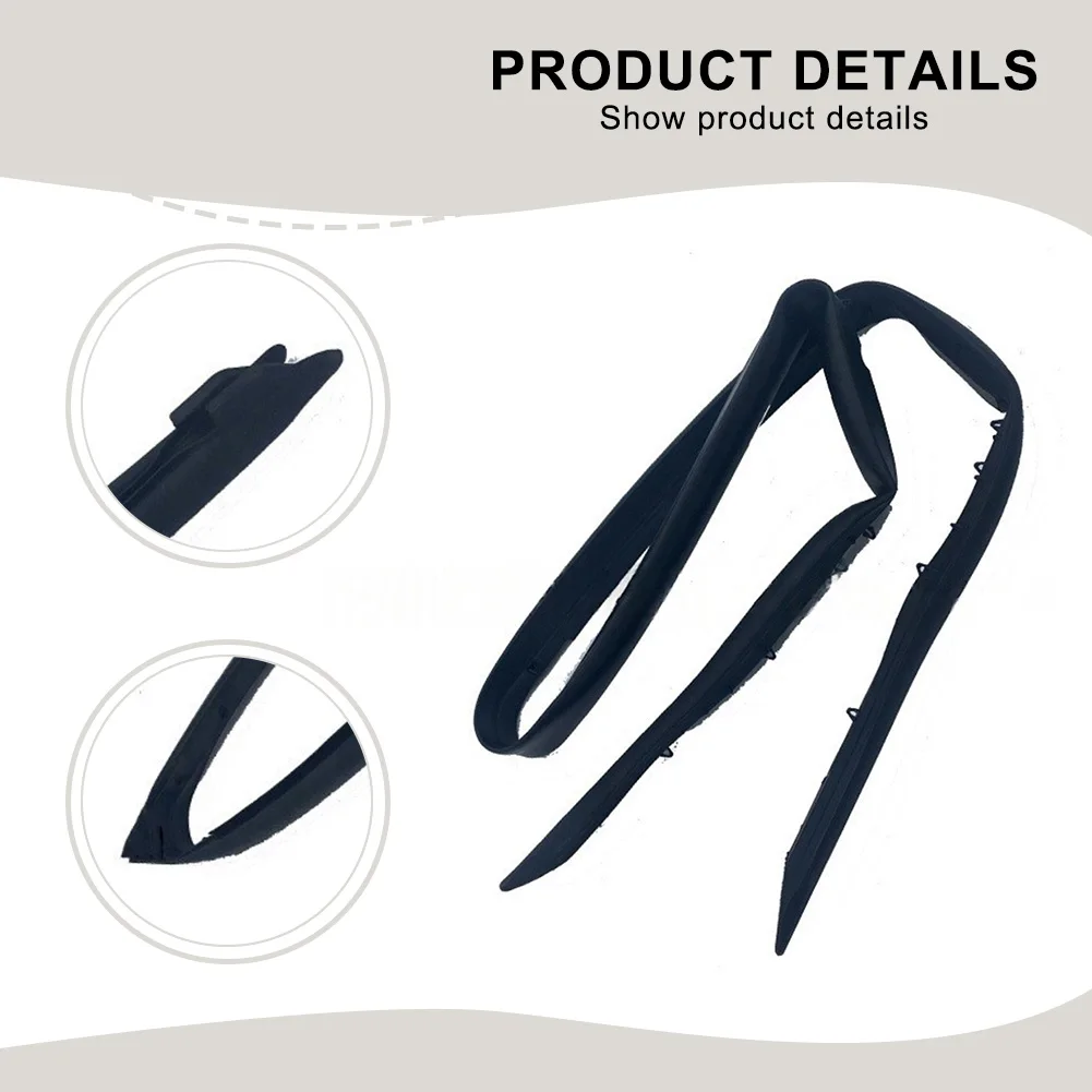 Bonnet Gasket Engine Hood Seal Hood Seal Replacement ABS ABS Material Wear-resistant Quick To Install Easy To Use