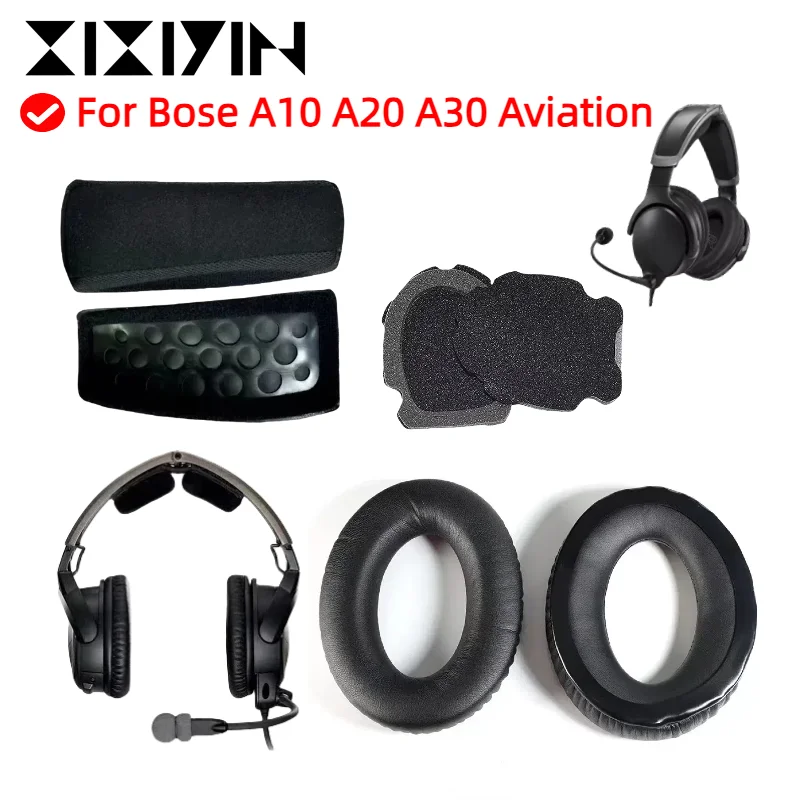 

Replacement Headband for BOSE Aviation Headset A10 A20 A30 Heaphones PU and Soft Memory Foam Ear Pad Repairing Parts