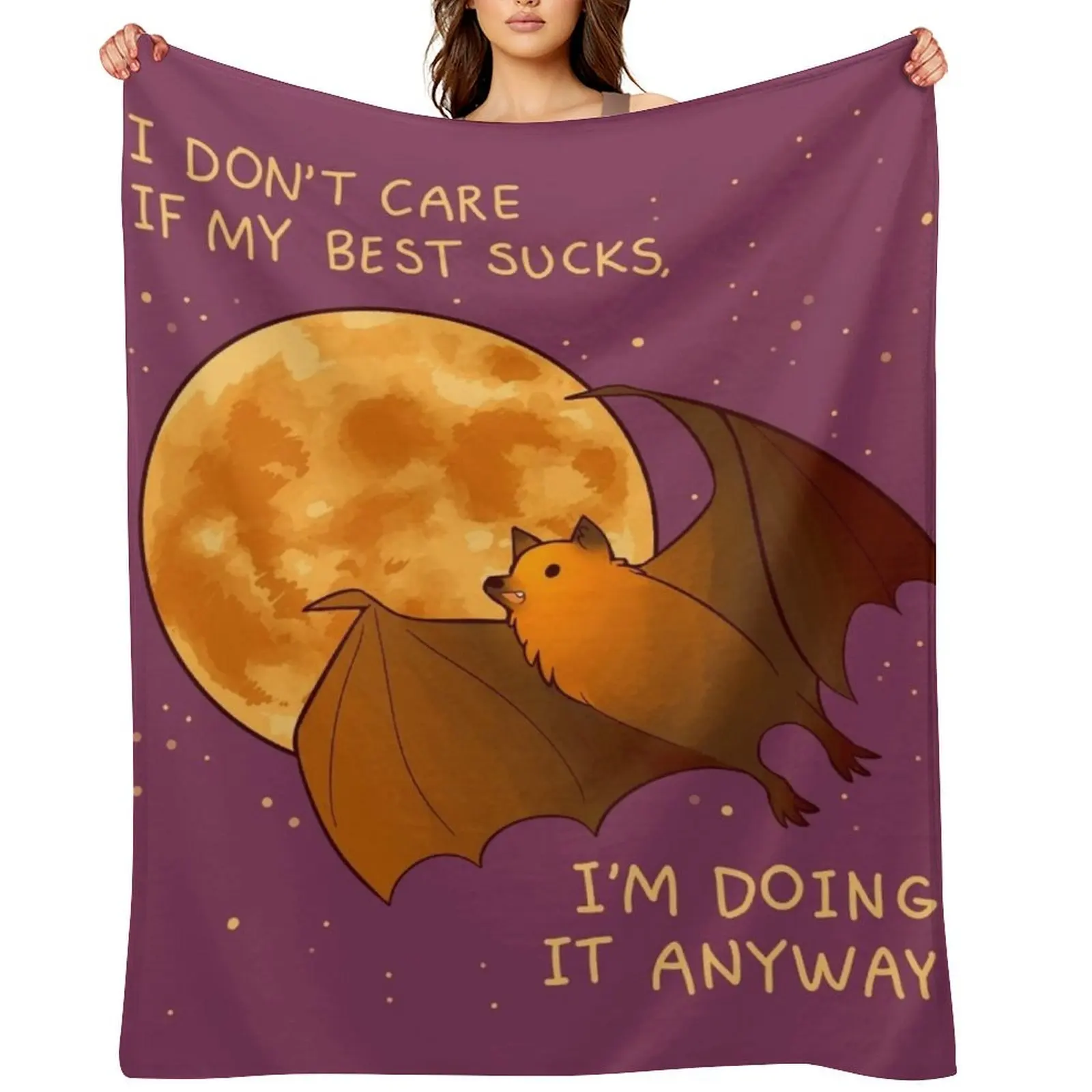 أنا لا أهتم إذا لم يرتدي أفضل الجورب الطائر الثعلب الخفافيش رمي بطانية بياضات السرير بطانيات فروي ورمي بطانيات الأرائك الموضة