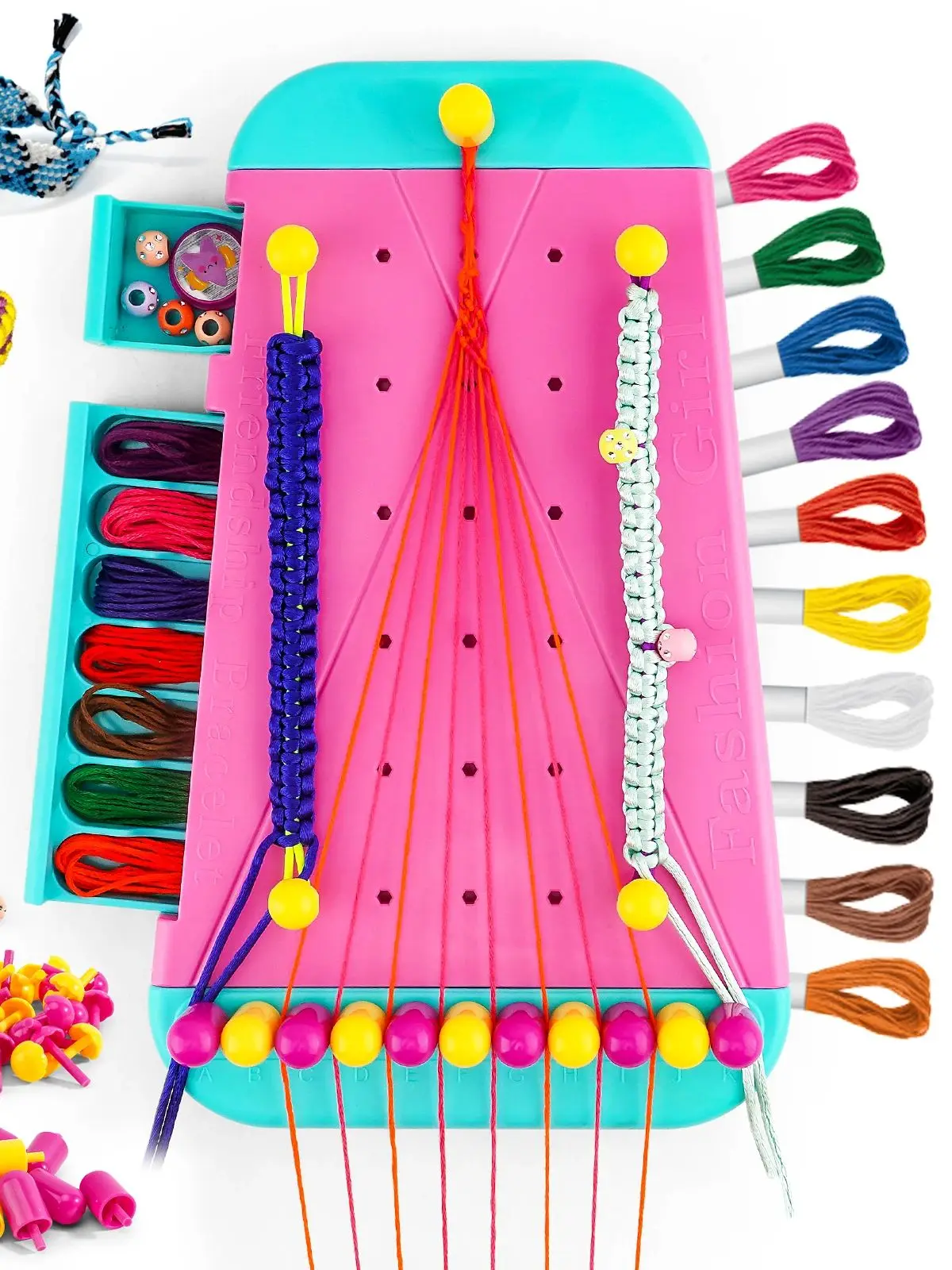 Vriendschapsarmband Sieraden Maken Kit voor Meisjes Kunst en Ambachten Armbanden StringMakerKit Fantasiespel Speelgoed Verjaardagscadeau