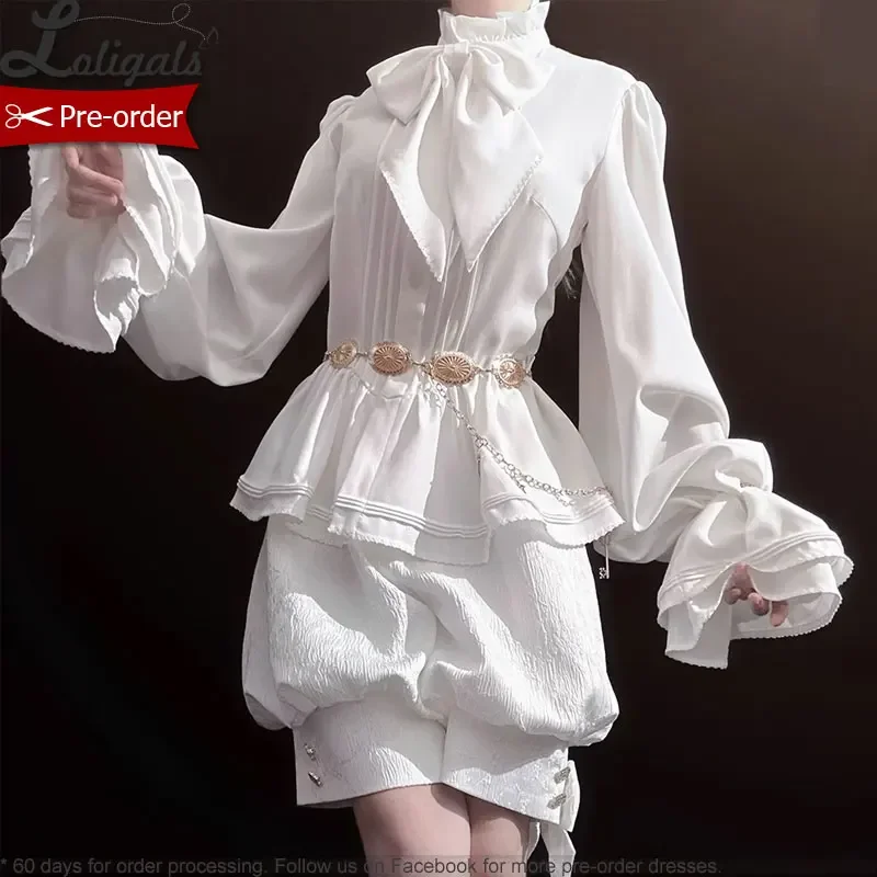 Zamówienie w przedsprzedaży Ouji Lolita kurtka z kapturem/krótkie spodnie/spodnie od księżniczki kroniki ~ królik w świetle księżyca