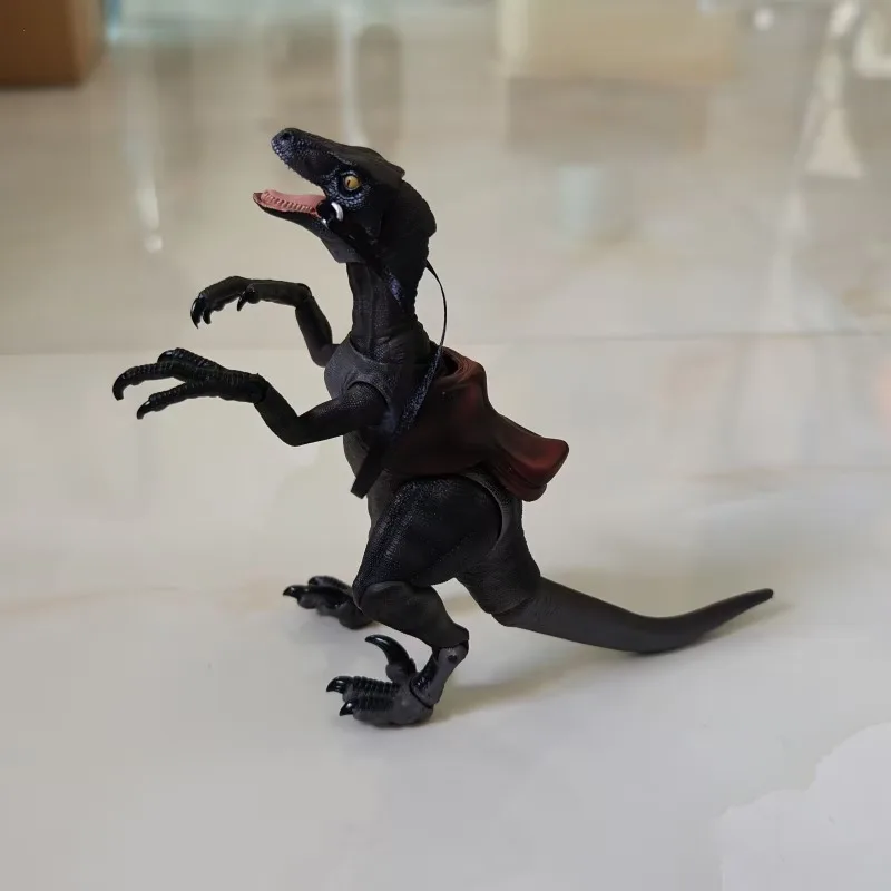 In Stock, Movable Gray Mini Velociraptor Mount, Fit for 1/12 Scale Action Figure Model, Desktop Ornament, Birthday Gift