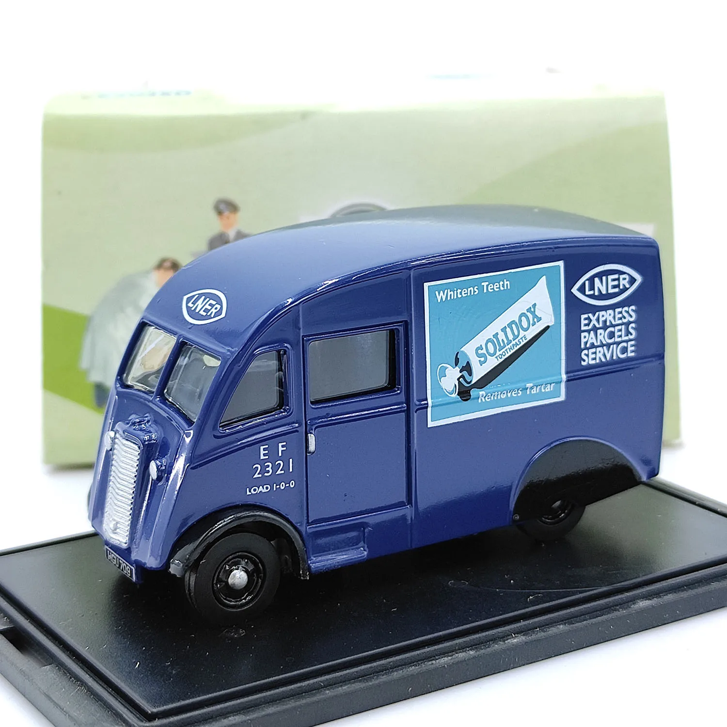 

Diecast OXFORD 1/76 Scale English Advertising Car Blue Alloy Car Model Collectible Toy Gift Souvenir Display Display Ornament