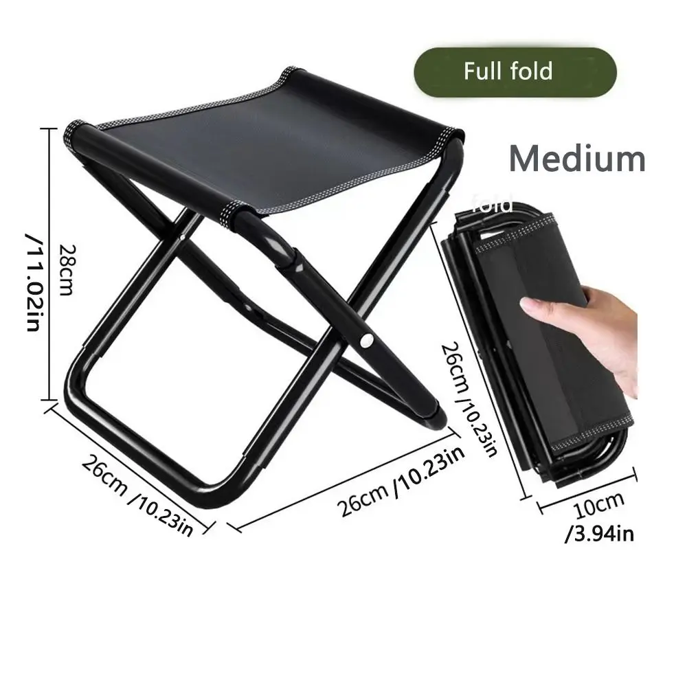 Collapsible Outdoor Bench Foot Stool Pony Stool Hiking Tool Picnic Camping Stool Folding Chair Foldable Stool Fishing Chair