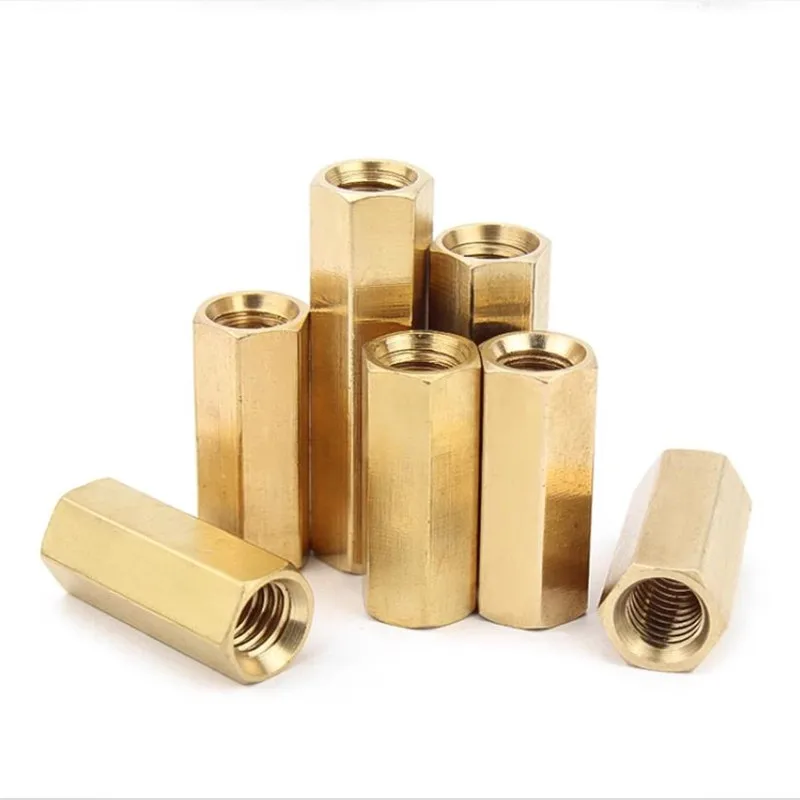 M2 M2.5 M3 M4*4/5/6/8/9/10/11/12/13/15/16/18/20/22/25/30/35/40/50 Brass Standoffs Spacer Female Column Hex Studs Spacing Screws