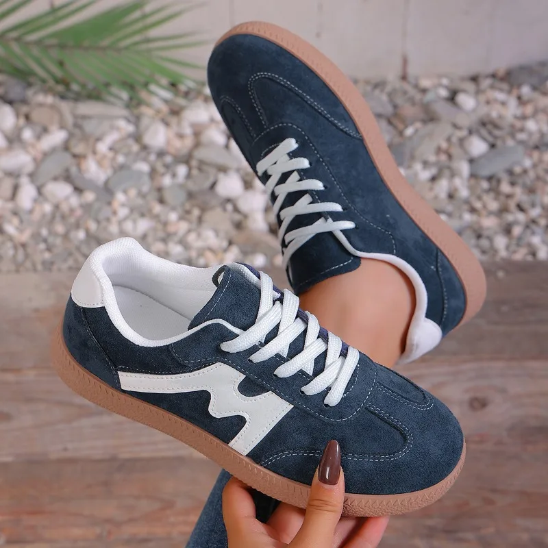 Leve tênis confortável para mulher moda listrado rendas até sapatos esportivos mulher casual respirável tênis plus size 43