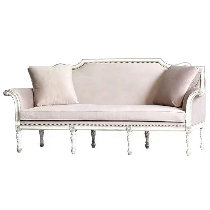 

/High Quality French Antique Classical Solid Wooden Couches Sofa Living Room