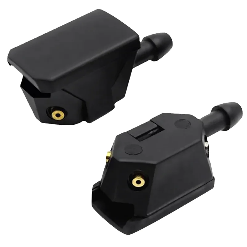 2Pcs Car Windshield Wiper Blade Washer Spray Nozzle Adjustable 4-Way Upgrade Installed on 8mm 9mm Arm Car Accessories