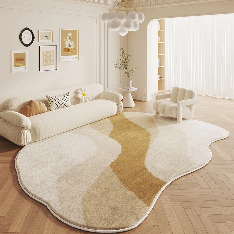 Irregular Gradient Decorate Living Room Carpet Simple Art Bedroom Soft Floor Mat Home Cloakroom Coffee Table Rug Ковер Tapis