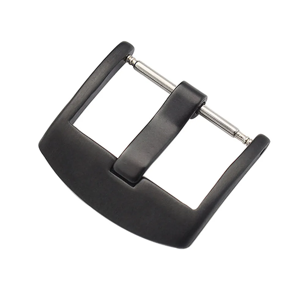 Tali Jam Tangan Baja Tahan Karat Gesper Jam Tangan 16Mm 18Mm 20Mm 22Mm 24Mm Universal Perak Hitam Emas Disikat Logam Gesper Tali Jam Tangan