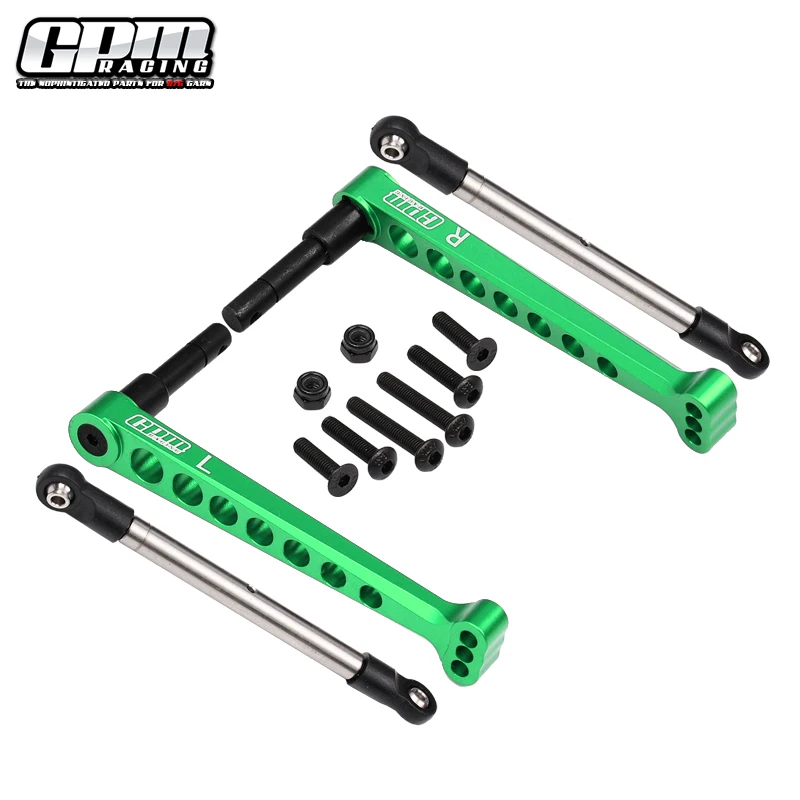 GPM 1/10 Lasernut Tenacity Ultra 4 ALUMINIUM HINTERE SWAY BAR & EDELSTAHLVERBINDUNG