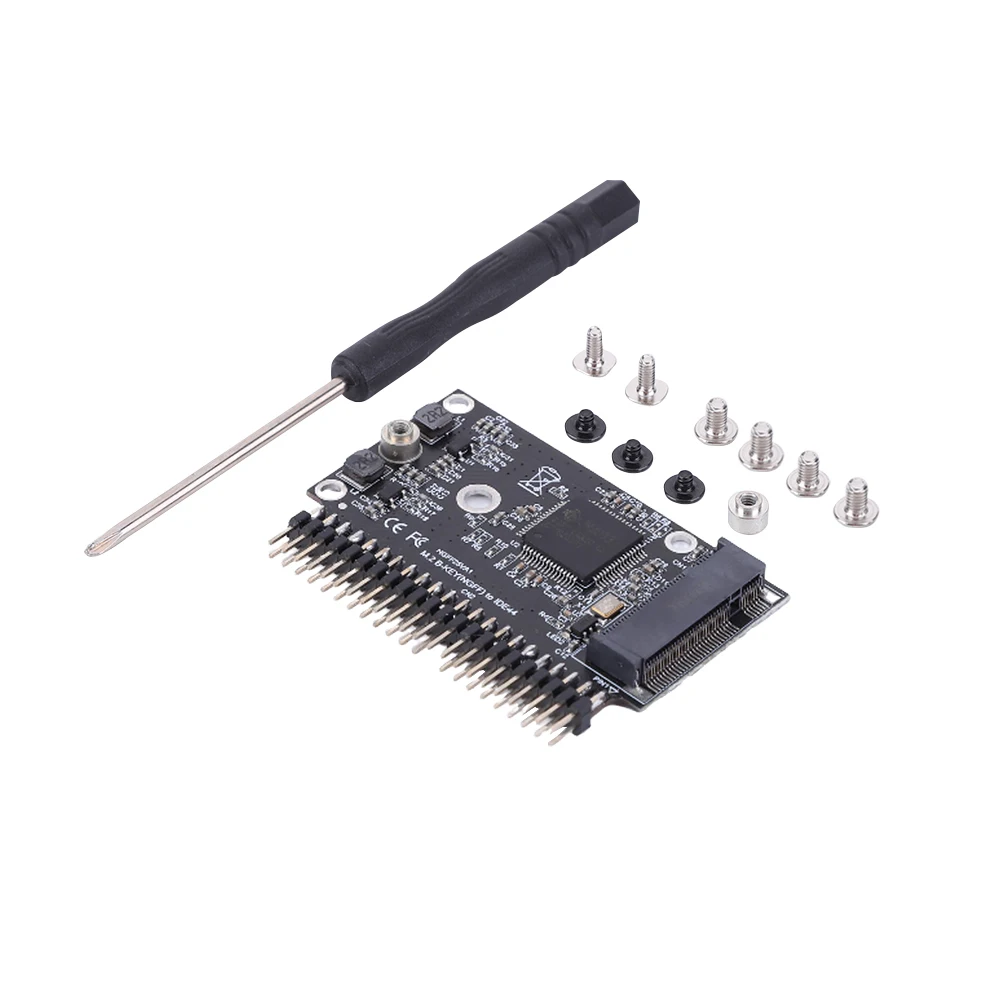 

M.2 NGFF SATA SSD To 2.5inch IDE 44pin Adapter Driver-free M.2 NGFF SATA SSD To 2.5 IDE SATA SSD Converter for PC Desktop