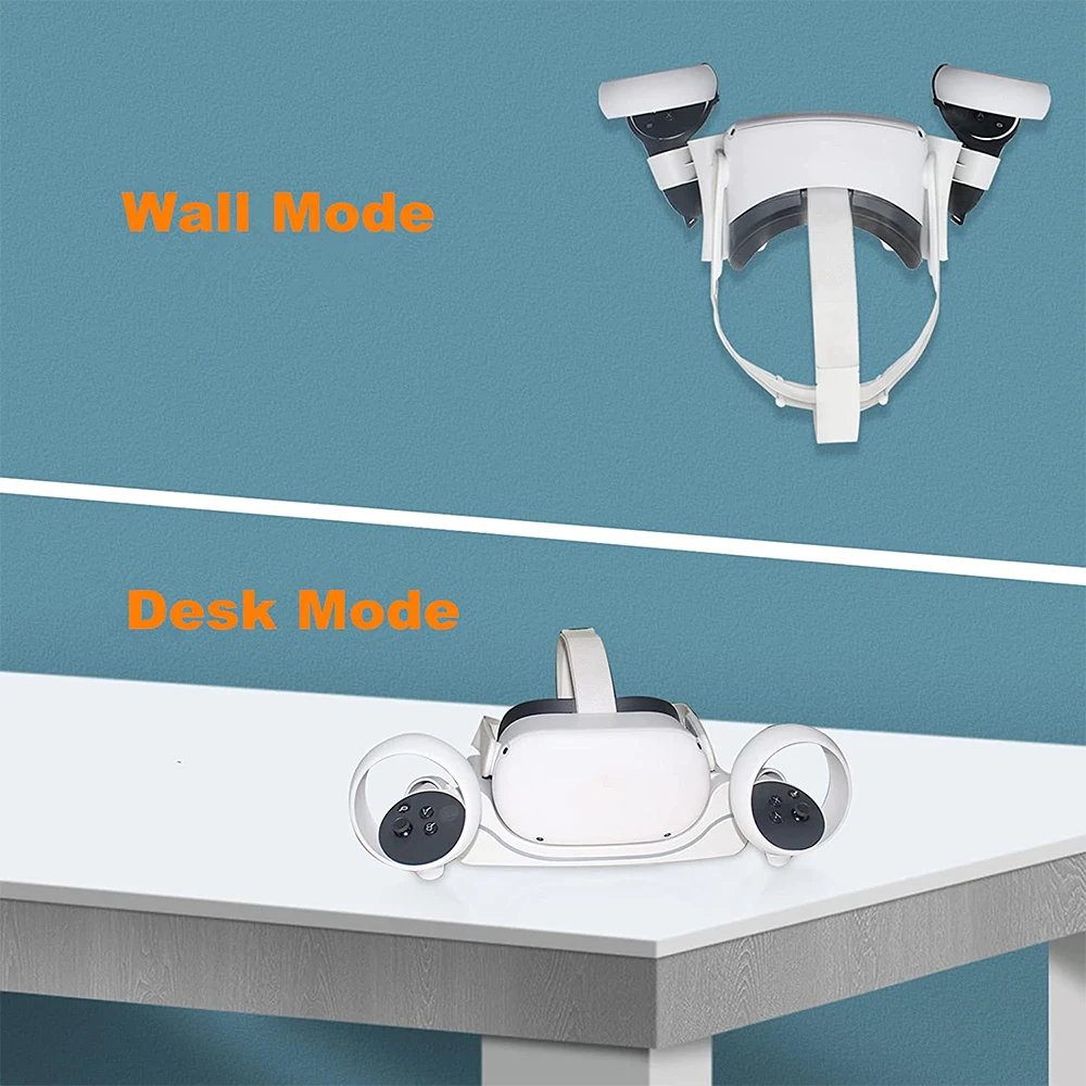오큘러스 퀘스트 2 VR 헤드셋용 마그네틱 고속 충전 스테이션 스탠드 세트, 고속 충전 도크 홀더, 오큘러스 퀘스트 2VR 액세서리