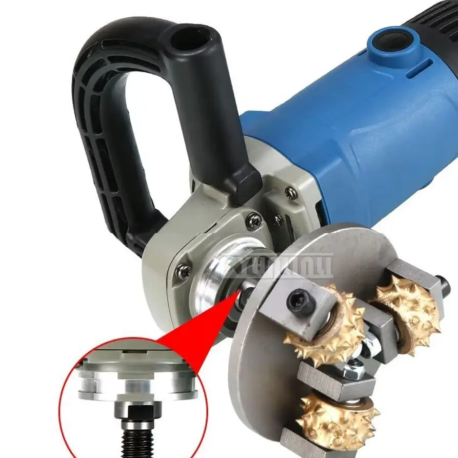 

Electric chiseling machine Concrete wall and floor Textured hammer Bridge alloy flower chipping hammer chisel