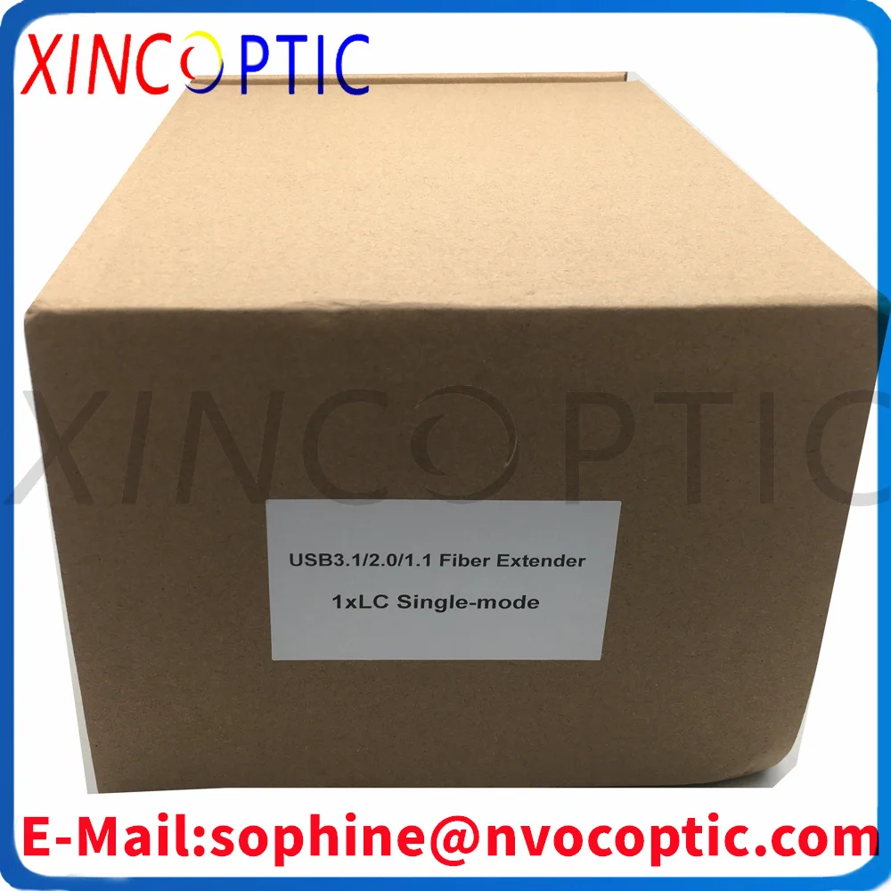 4Ch USB3.0/2.0/1.0 بيانات عبر موسع الألياف البصرية + + مودم USB3.1 Gen 1/2.0/1.1 مع منفذ ألياف موصل SMF LC