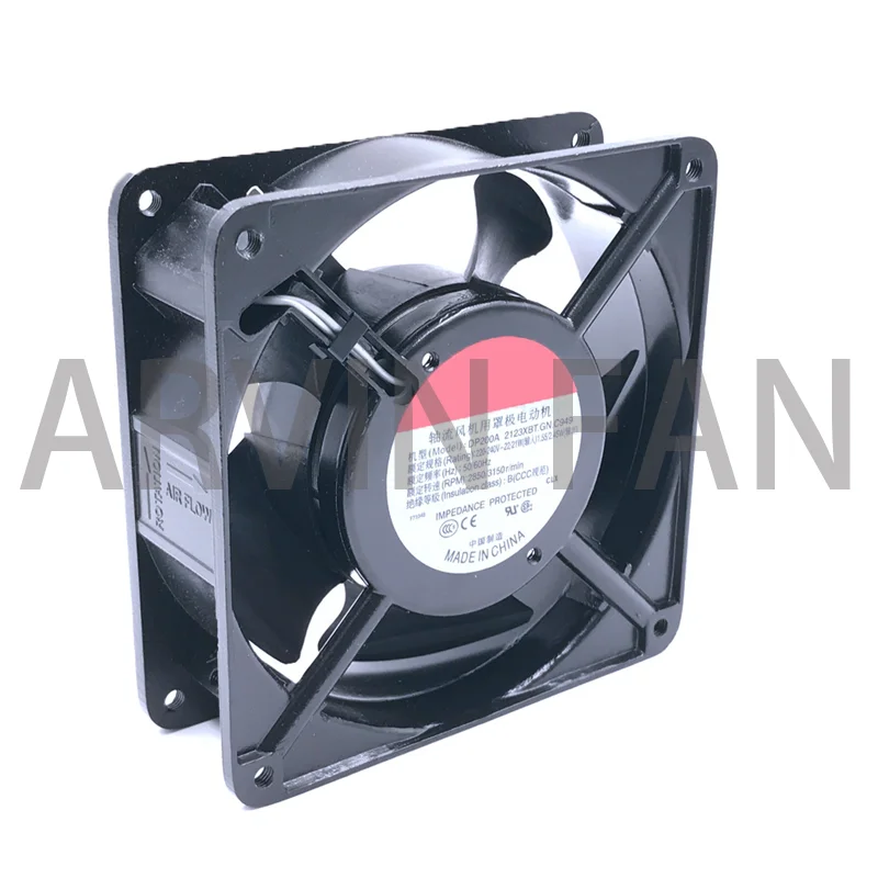 

220V 230V Fan New DP200A 2123XBT.GN 12CM 120*120*38MM 12038 Socket Case Industrial Cooling Fan