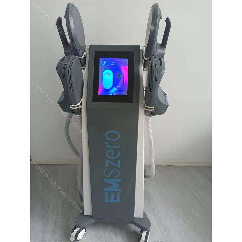 EMSzero 200Hz 6500W EMS Body Sculpt Machine 15 Tesla RF Body Slimming Muscle Building Electromagnetic Stimulation Beauty Salon