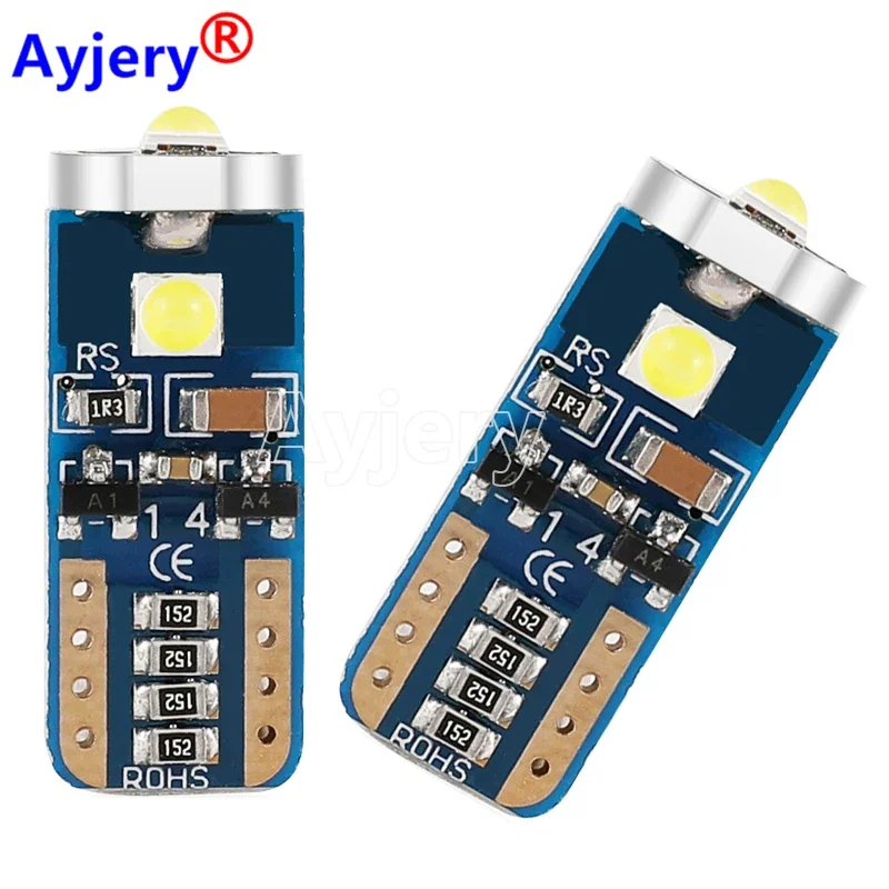 

AYJERY 1000 PCS T10 Canbus 3030 3 smd W5W LED Car Parking Lights W5W 168 Auto Wedge Side Bulbs Car Interior Reading Dome Lamps