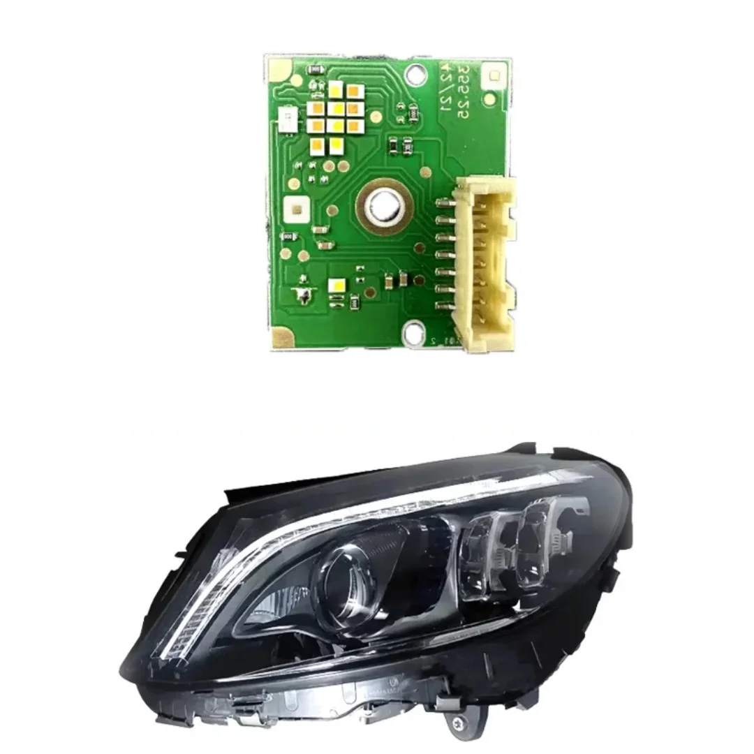 

NEW Full LED Headlight DRL Module LED Light White Color For Mercedes W205 C Class 2019 2020 2021