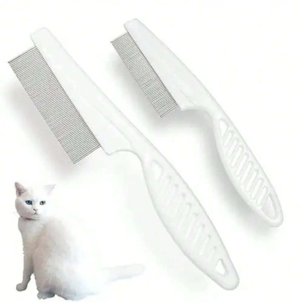 Pack Multifunctional Pet Comb, Upgrade Pet Grooming Brush Fine Magic Tear Stain Removal, FineTooth Stainless Massage Comb Kit F