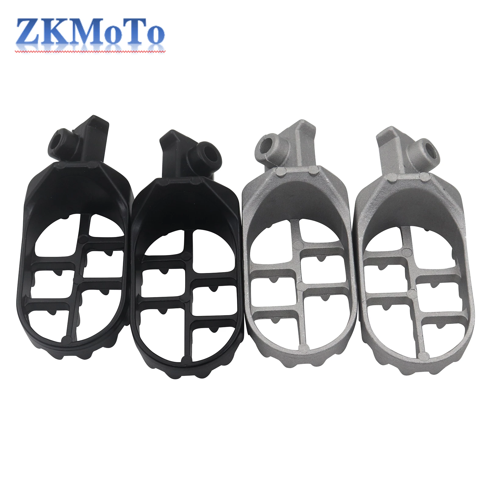 2PCS Foot Pegs Footrests L & R for Yamaha PW 50 80 TW200 PW50 PW80 50 70 110 125cc Motocross Dirt Bike, Black