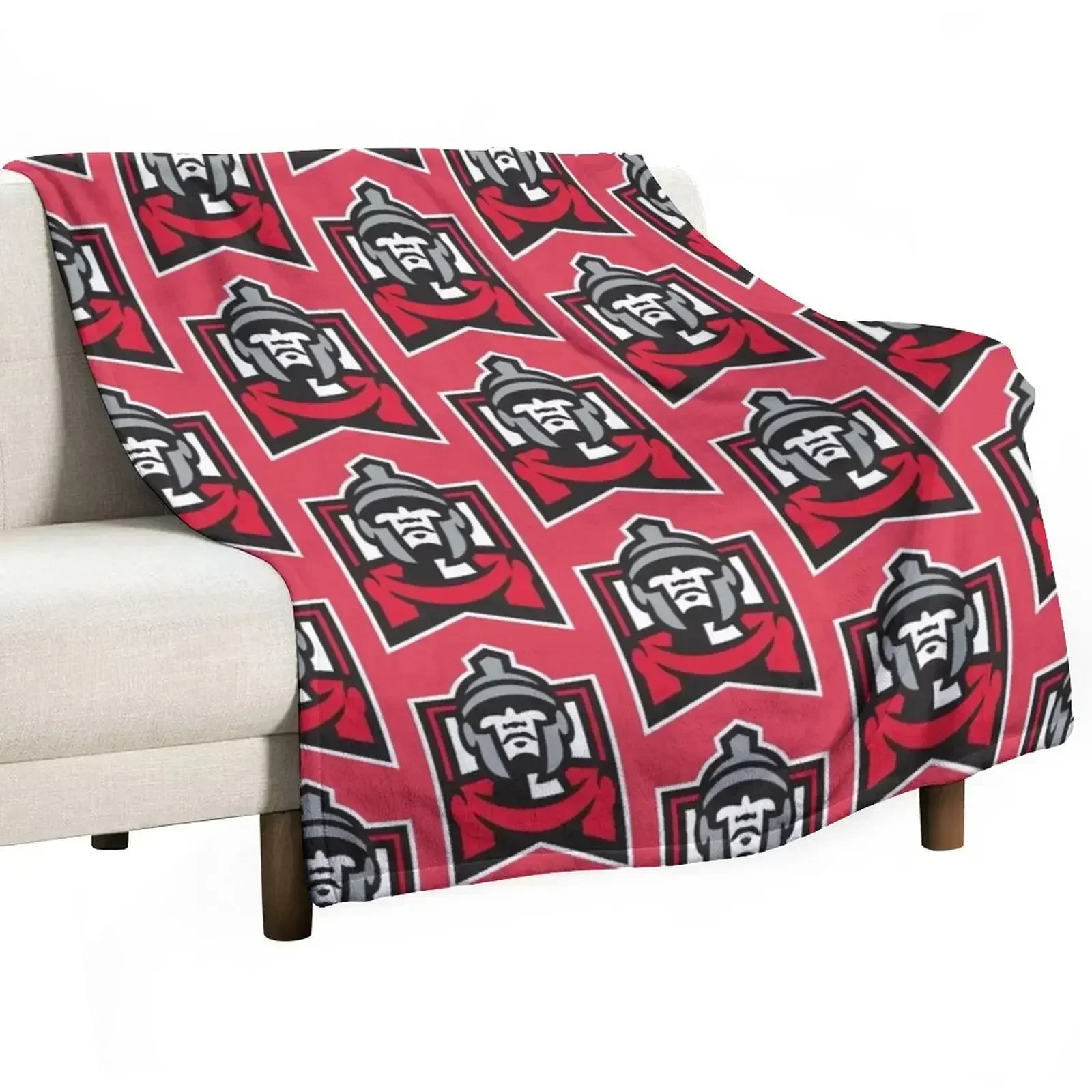 ESU Warriors Throw Blanket Winter beds funny gift Baby Hair Vintage Stuffeds Blankets