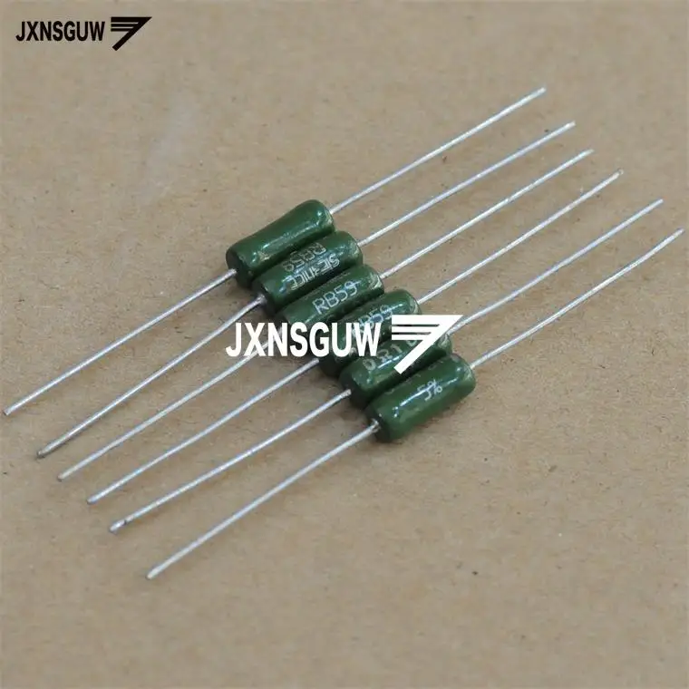 10PCS NEW VISHAY STERNICE RB59 5% 3W0.1R 5x12MM wound resistors 3W 0.1R Advanced ceramic resistor 0.1R 3W 0.1ohm