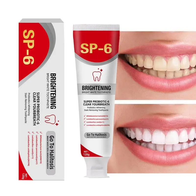 NEW Sp 6 Ultra Whitening Sp 6 Toothpaste Whitening Toothpaste Sp - 6 Probiotic Brightening Toothpaste Deep Cleaning Care