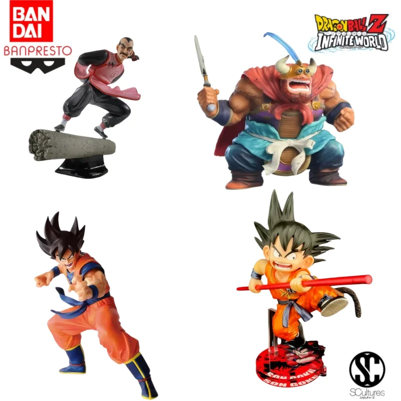 

В наличии: Оригинальная фигурка Bandai Banpresto Сон Гоку Гюмаоу Тао Пай Пай, новая, в коробке, коллекционная модель, украшение для гаража.