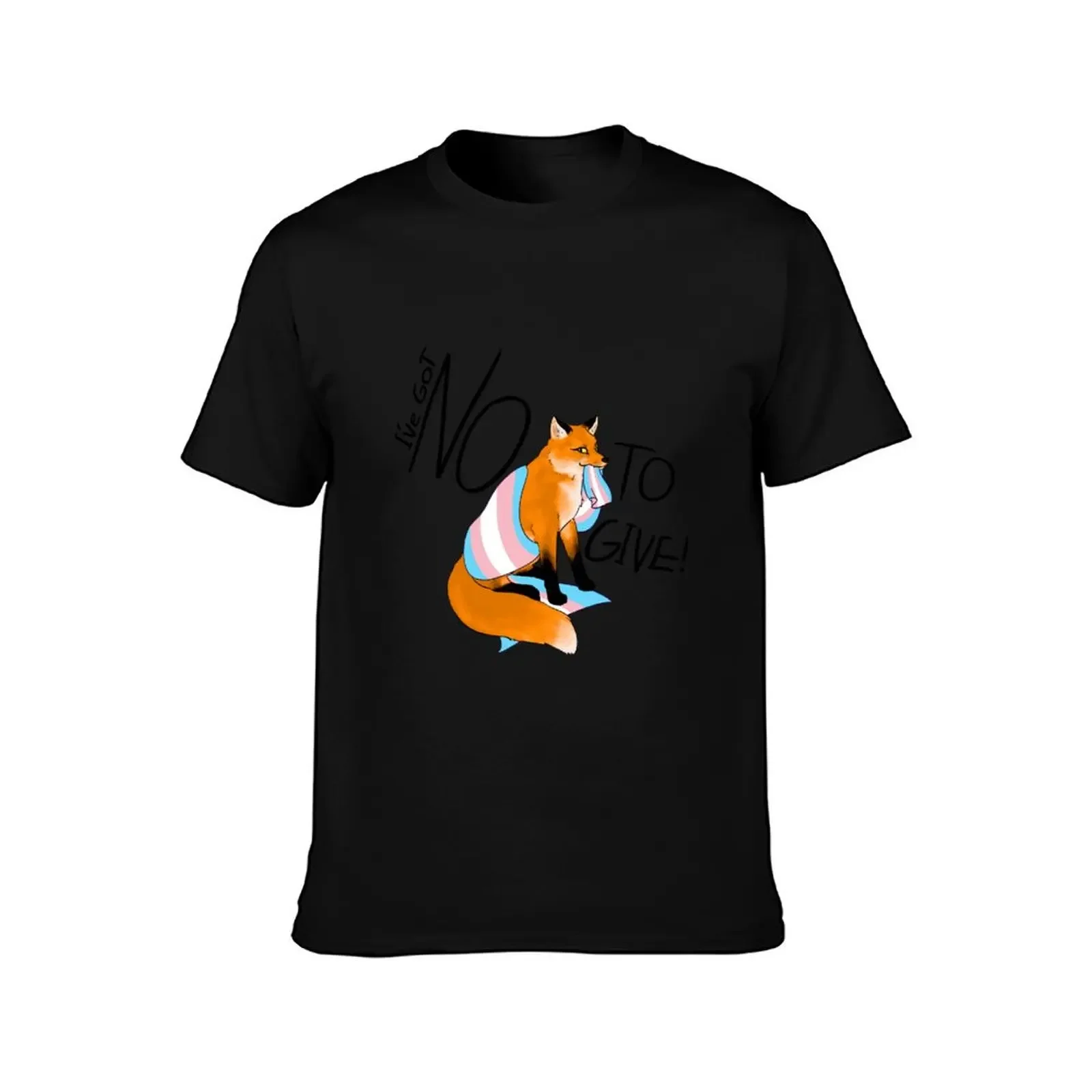 Pride Fox - Trans T-Shirt cheap stuff baggy shirts heavy weight t shirts for men