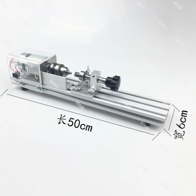 

Mini Lathe Woodworking Micro Lathe Bead Carving Machine DIY Hand Bead Drill for Bracelets