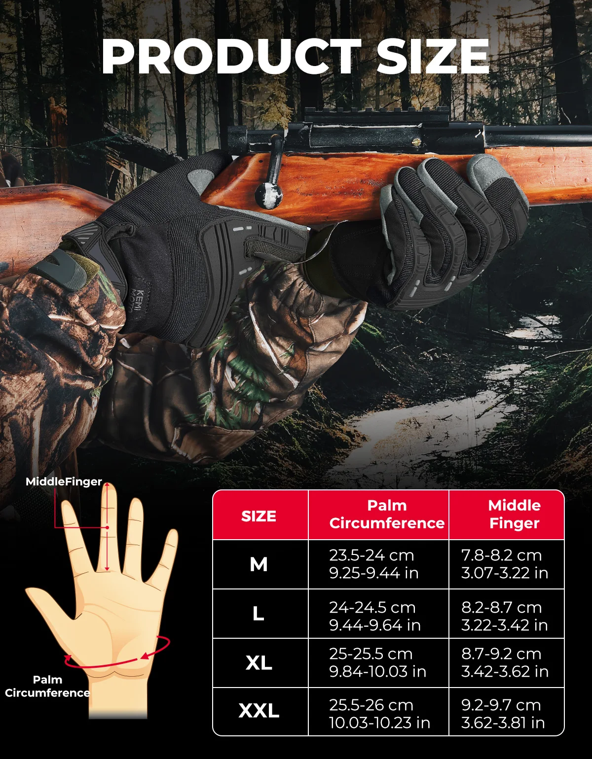 KEMIMOTO motorhandschoenen voo - Outdoor Hunting Gloves recensie en prijs