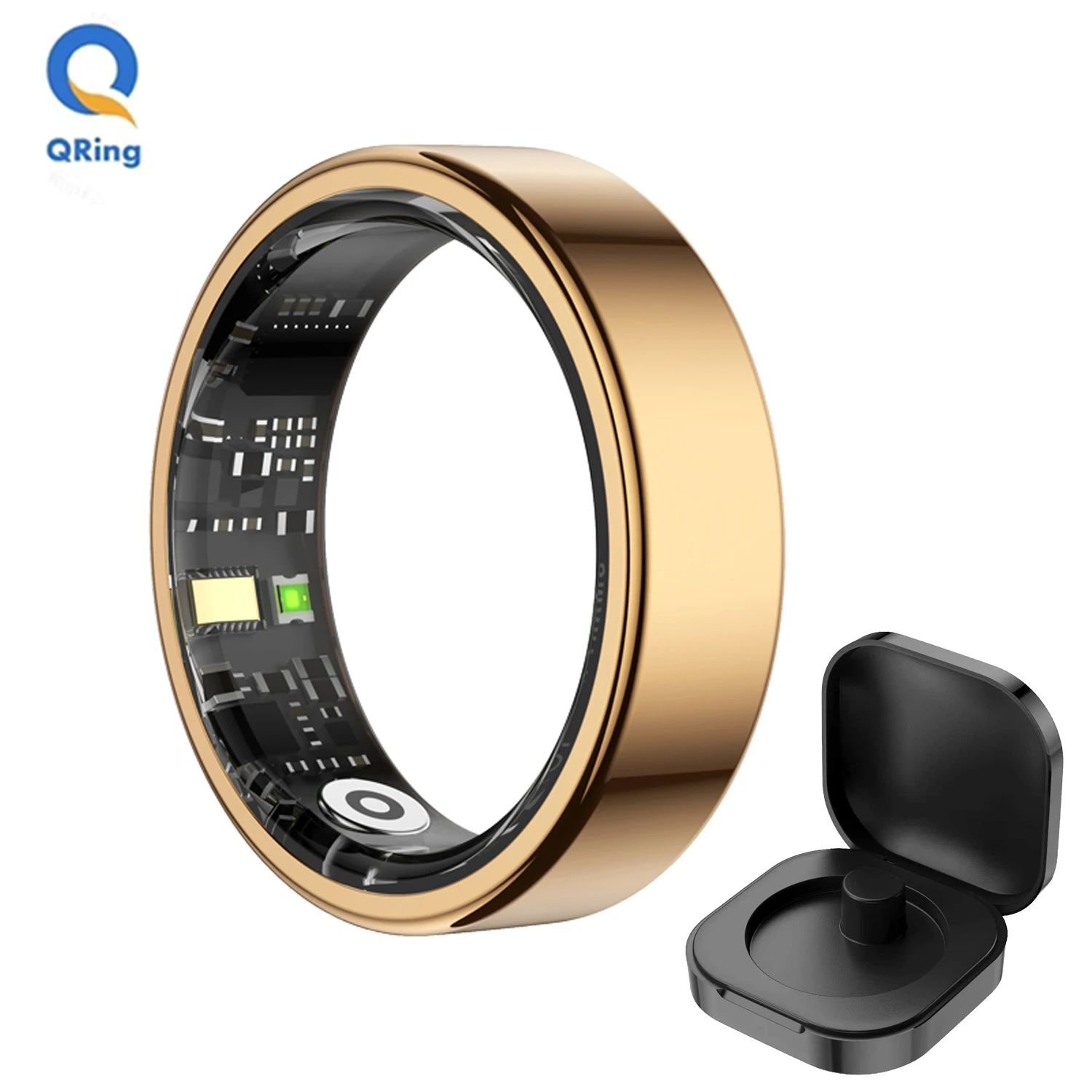 R02S Smart Ring Men Women,Love Space,AI Health Analysis,Multi-Sport Mode,Body Temperature,Steps,Stress,Menstrual Cycle Reminders