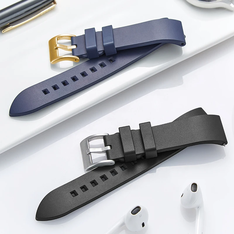 コーティングされたラバーシリコンウォッチ,男性用スポーツリストバンド,クイックリリース